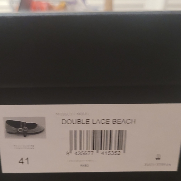 Sveti Stefan Women's Double Lace Beach Flat in Orange Size US 10  EU 41 NIB - Picture 11 of 14